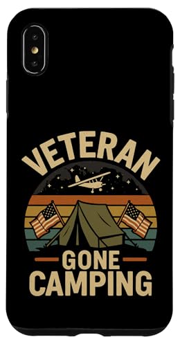 Veteran Gone Camping Patriotischer Outdoor-Stil Hülle für iPhone XS Max Veteran Gone Camping Patriotischer Outdoor-Stil Hülle für iPhone XS Max von Outdoors Life Camping Fishing Hiking Gear