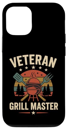Veteran Grill Master im Retro-BBQ-Stil Hülle für iPhone 12/12 Pro von Outdoors Life Camping Fishing Hiking Gear