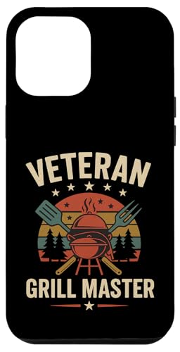 Veteran Grill Master im Retro-BBQ-Stil Hülle für iPhone 12 Pro Max von Outdoors Life Camping Fishing Hiking Gear