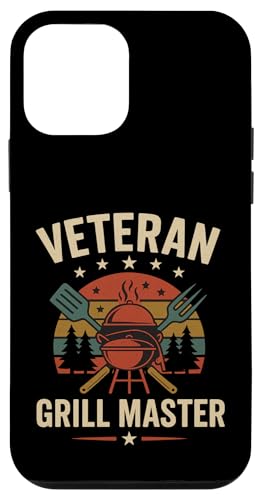 Veteran Grill Master im Retro-BBQ-Stil Hülle für iPhone 12 mini von Outdoors Life Camping Fishing Hiking Gear