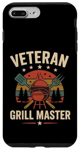 Veteran Grill Master im Retro-BBQ-Stil Hülle für iPhone 7 Plus/8 Plus von Outdoors Life Camping Fishing Hiking Gear