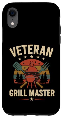 Veteran Grill Master im Retro-BBQ-Stil Hülle für iPhone XR Veteran Grill Master im Retro-BBQ-Stil Hülle für iPhone XR von Outdoors Life Camping Fishing Hiking Gear