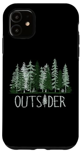 Außenseiter, Naturliebhaber, Camping-Abenteuer, Wald, Wald, Kiefer Hülle für iPhone 11 Außenseiter, Naturliebhaber, Camping-Abenteuer, Wald, Wald, Kiefer Hülle für iPhone 11 von Outsider Path