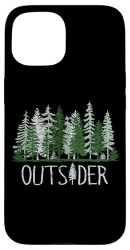 Außenseiter, Naturliebhaber, Camping-Abenteuer, Wald, Wald, Kiefer Hülle für iPhone 15 Außenseiter, Naturliebhaber, Camping-Abenteuer, Wald, Wald, Kiefer Hülle für iPhone 15 von Outsider Path