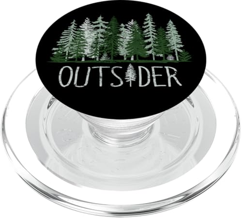 Außenseiter, Naturliebhaber, Camping-Abenteuer, Wald, Wald, Kiefer PopSockets PopGrip für MagSafe von Outsider Path