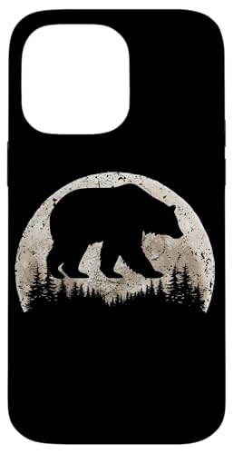 Bear Forest Under Moon Nature Mountain Lover Outdoor Hiker Hülle für iPhone 14 Pro Max Bear Forest Under Moon Nature Mountain Lover Outdoor Hiker Hülle für iPhone 14 Pro Max von Outsider Path