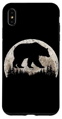 Bear Forest Under Moon Nature Mountain Lover Outdoor Hiker Hülle für iPhone XS Max Bear Forest Under Moon Nature Mountain Lover Outdoor Hiker Hülle für iPhone XS Max von Outsider Path