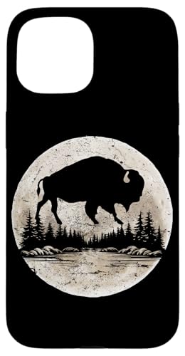 Buffalo, Bison, Moon Forest, Natur, Berg, Outdoor-Liebhaber Hülle für iPhone 15 Buffalo, Bison, Moon Forest, Natur, Berg, Outdoor-Liebhaber Hülle für iPhone 15 von Outsider Path