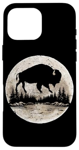 Buffalo, Bison, Moon Forest, Natur, Berg, Outdoor-Liebhaber Hülle für iPhone 16 Pro Max Buffalo, Bison, Moon Forest, Natur, Berg, Outdoor-Liebhaber Hülle für iPhone 16 Pro Max von Outsider Path