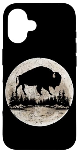 Buffalo, Bison, Moon Forest, Natur, Berg, Outdoor-Liebhaber Hülle für iPhone 16 Buffalo, Bison, Moon Forest, Natur, Berg, Outdoor-Liebhaber Hülle für iPhone 16 von Outsider Path