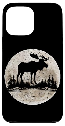 Elch Mond Wald Natur Bergliebhaber Outdoor Wanderer Camper Hülle für iPhone 13 Pro Max Elch Mond Wald Natur Bergliebhaber Outdoor Wanderer Camper Hülle für iPhone 13 Pro Max von Outsider Path