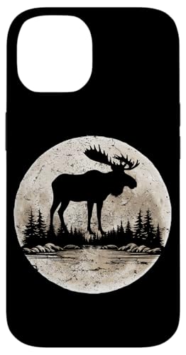 Elch Mond Wald Natur Bergliebhaber Outdoor Wanderer Camper Hülle für iPhone 14 Elch Mond Wald Natur Bergliebhaber Outdoor Wanderer Camper Hülle für iPhone 14 von Outsider Path
