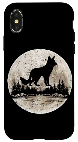 Fox Moon Forest, Natur, Bergliebhaber, Outdoor-Wanderer, Camper Hülle für iPhone X/XS Fox Moon Forest, Natur, Bergliebhaber, Outdoor-Wanderer, Camper Hülle für iPhone X/XS von Outsider Path