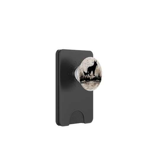 Fox Moon Forest, Natur, Bergliebhaber, Outdoor-Wanderer, Camper PopSockets PopWallet für MagSafe Fox Moon Forest, Natur, Bergliebhaber, Outdoor-Wanderer, Camper PopSockets PopWallet für MagSafe von Outsider Path