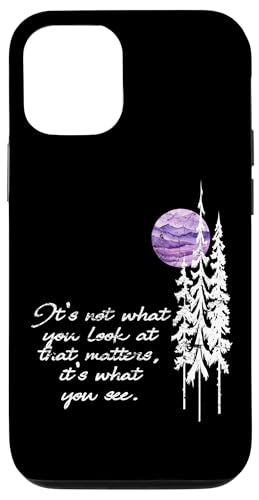 Henry David Thoreau Zitat Spruch Naturliebhaber Wandern Camping Hülle für iPhone 12/12 Pro Henry David Thoreau Zitat Spruch Naturliebhaber Wandern Camping Hülle für iPhone 12/12 Pro von Outsider Path
