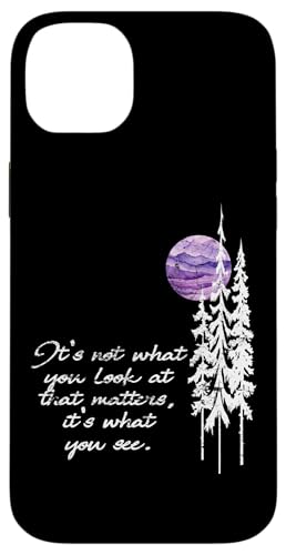 Henry David Thoreau Zitat Spruch Naturliebhaber Wandern Camping Hülle für iPhone 14 Plus Henry David Thoreau Zitat Spruch Naturliebhaber Wandern Camping Hülle für iPhone 14 Plus von Outsider Path