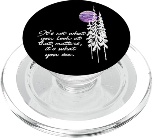 Henry David Thoreau Zitat Spruch Naturliebhaber Wandern Camping PopSockets PopGrip für MagSafe von Outsider Path