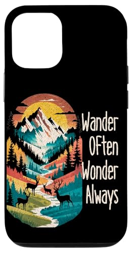 Wander Often Wonder Always Mountain Lover Nature Camp Wandern Hülle für iPhone 12/12 Pro Wander Often Wonder Always Mountain Lover Nature Camp Wandern Hülle für iPhone 12/12 Pro von Outsider Path