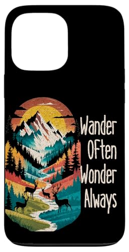 Wander Often Wonder Always Mountain Lover Nature Camp Wandern Hülle für iPhone 13 Pro Max Wander Often Wonder Always Mountain Lover Nature Camp Wandern Hülle für iPhone 13 Pro Max von Outsider Path