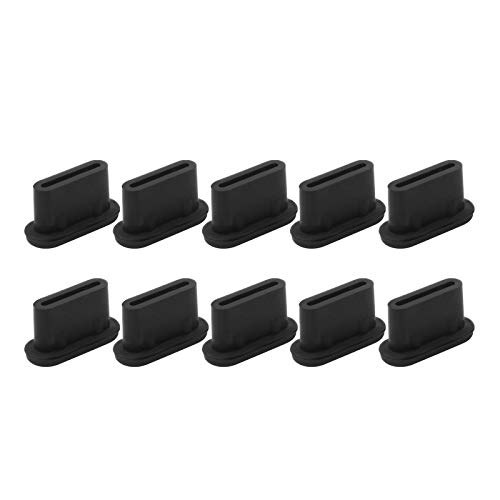 Outstanding® 10PC Silikonabdeckung USB 3.1 Typ C Port Anti-Staub-stecker-Schutz für Smartphone Tablet und Andere mit USB Typ C geräte von Outstanding