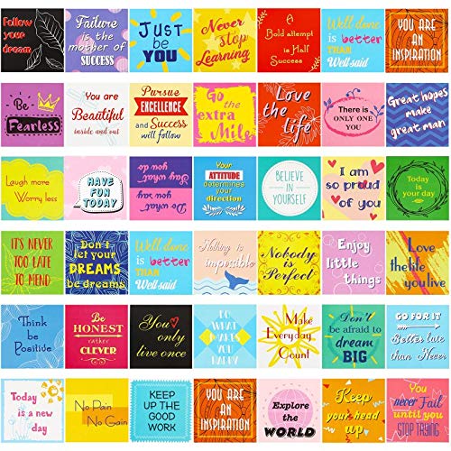 160 Stücke Inspirierende Zitatkarten Motivierende Zitatkarten Freundlichkeit Ermutigungskarten Deck Visitenkartengröße für Menschen, 40 Stile, 3 x 3 Zoll von Outus