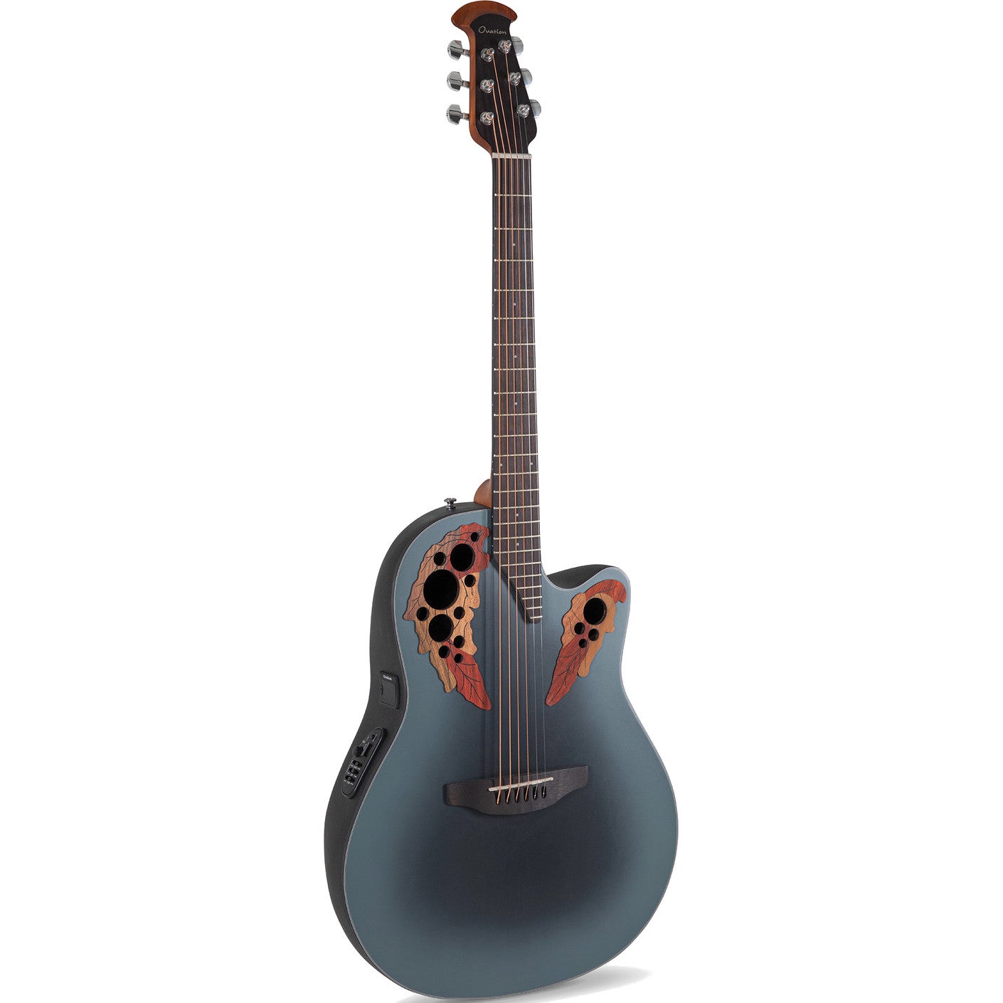 Ovation CE44-RBB Celebrity Elite Mid Depth Reverse Blue Burst Electro-Acoustic Guitar Ovation CE44-RBB Celebrity Elite Mid Depth Reverse Blue Burst Electro-Acoustic Guitar von Ovation