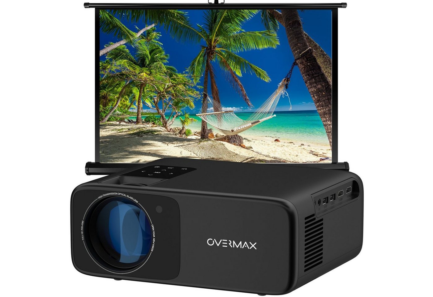 Overmax OV-MULTIPIC 4.2 Beamer (Full HD (1080p) 2500:116:9 oder 4:3110W) von Overmax