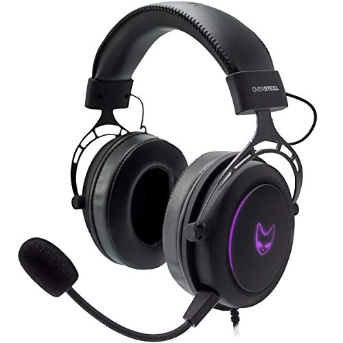 Oversteel ELECTRUM - RGB Gaming-Kopfhörer, Headset mit Mikrofon, 7.1 Virtual-Sound von Oversteel