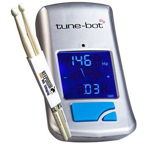 Overtone Labs Tune-Bot Gig Drum Stimmgerät Tuner + Drumsticks 1 Paar Overtone Labs Tune-Bot Gig Drum Stimmgerät Tuner + Drumsticks 1 Paar von Overtone Labs
