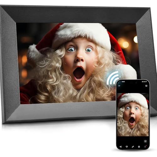 Ovshnrr 10 Zoll Digitaler Bilderrahmen WLAN 1280 * 800P, Elektronischer Bilderrahmen mit IPS Touchscreen16GB, Teilen Sie Fotos oder Videos über die Frameo-APP Ovshnrr 10 Zoll Digitaler Bilderrahmen WLAN 1280 * 800P, Elektronischer Bilderrahmen mit IPS Touchscreen16GB, Teilen Sie Fotos oder Videos über die Frameo-APP von Ovshnrr