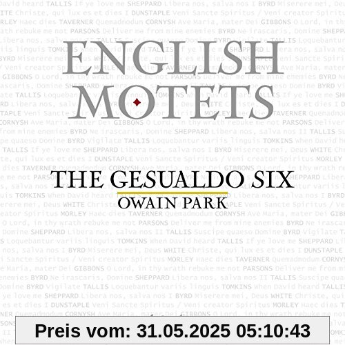 Englische Motetten von Owain Park