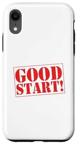 Ab zu einem guten Start Hülle für iPhone XR Ab zu einem guten Start Hülle für iPhone XR von Owens Online Ventures Inc
