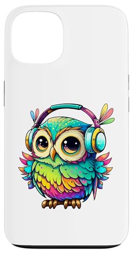 Eulen-Kopfhörer, bunte Eule, Geschenke für Eulenliebhaber, Eulenliebhaber Hülle für iPhone 13 Eulen-Kopfhörer, bunte Eule, Geschenke für Eulenliebhaber, Eulenliebhaber Hülle für iPhone 13 von Owl Headphones Colorful Modern Tees