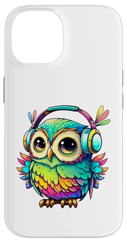Eulen-Kopfhörer, bunte Eule, Geschenke für Eulenliebhaber, Eulenliebhaber Hülle für iPhone 14 Eulen-Kopfhörer, bunte Eule, Geschenke für Eulenliebhaber, Eulenliebhaber Hülle für iPhone 14 von Owl Headphones Colorful Modern Tees