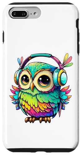 Eulen-Kopfhörer, bunte Eule, Geschenke für Eulenliebhaber, Eulenliebhaber Hülle für iPhone 7 Plus/8 Plus Eulen-Kopfhörer, bunte Eule, Geschenke für Eulenliebhaber, Eulenliebhaber Hülle für iPhone 7 Plus/8 Plus von Owl Headphones Colorful Modern Tees