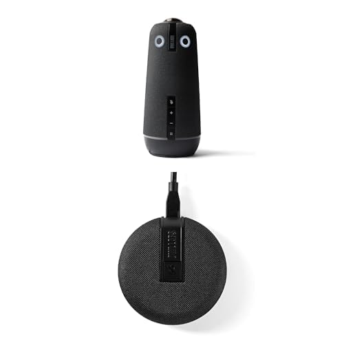 Meeting Owl 4+ und Owl Bar Bundle – 360-Grad-4K-Videokonferenz-Bundle mit Mehreren Kameras (automatischer Fokus auf die sprechende Person, intelligenter Kamerawechsel, drahtlose Kopplung) von Owl Labs