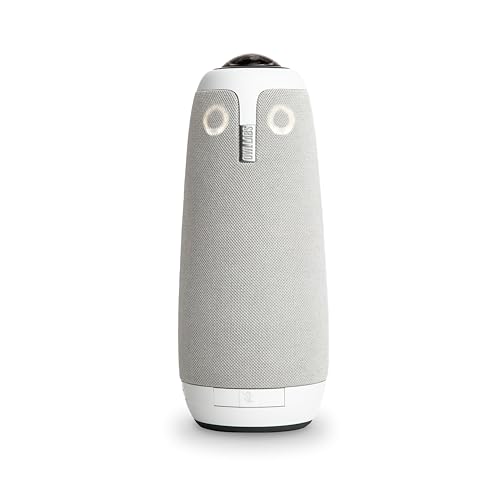 Owl Labs Meeting Owl 3 – 360-Grad, 1080p HD Smart Videokonferenzkamera, Mikrofon und Lautsprecher (automatischer Lautsprecher-Fokus, Smart Zooming und Rauschunterdrückung) von Owl Labs