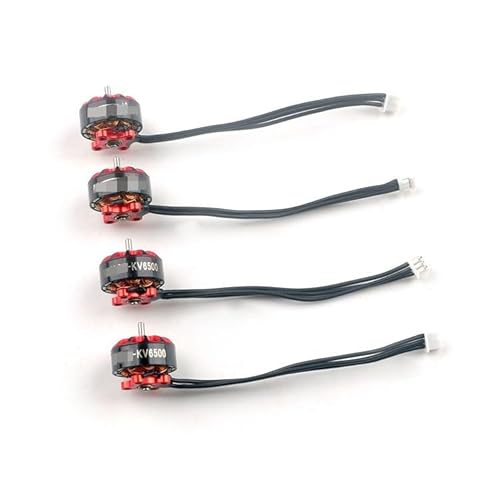Happymodel EX1204 1204 5000KV 2-4S 6500KV 2-3S bürstenloser Motor 1,5 mm Schaft für FPV Racing Drohne 3 Zoll (Color : 4 Stück 6500 KV) von OwlKay