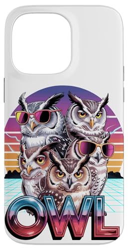 90s Vintage Eule Eulen Hülle für iPhone 14 Pro Max 90s Vintage Eule Eulen Hülle für iPhone 14 Pro Max von Owls Lover Gifts