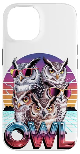 90s Vintage Eule Eulen Hülle für iPhone 14 90s Vintage Eule Eulen Hülle für iPhone 14 von Owls Lover Gifts