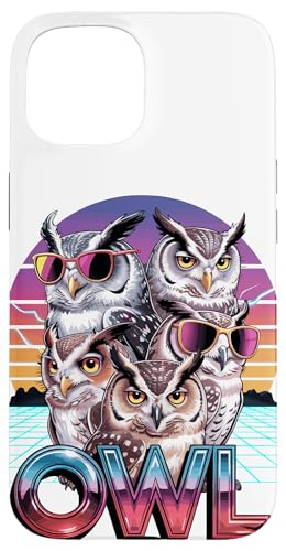 90s Vintage Eule Eulen Hülle für iPhone 15 90s Vintage Eule Eulen Hülle für iPhone 15 von Owls Lover Gifts