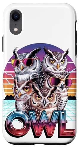 90s Vintage Eule Eulen Hülle für iPhone XR 90s Vintage Eule Eulen Hülle für iPhone XR von Owls Lover Gifts