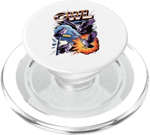 90s Vintage Eule Eulen PopSockets PopGrip für MagSafe 90s Vintage Eule Eulen PopSockets PopGrip für MagSafe von Owls Lover Gifts