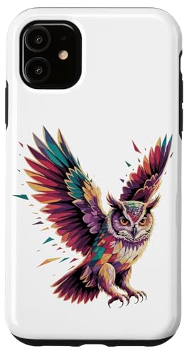Abstract Art Eule Eulen Hülle für iPhone 11 Abstract Art Eule Eulen Hülle für iPhone 11 von Owls Lover Gifts