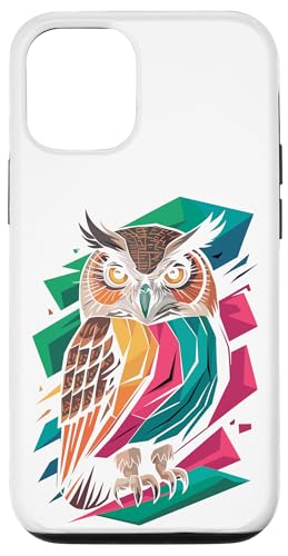Abstract Art Eule Eulen Hülle für iPhone 12/12 Pro Abstract Art Eule Eulen Hülle für iPhone 12/12 Pro von Owls Lover Gifts