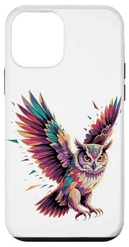 Abstract Art Eule Eulen Hülle für iPhone 12 mini Abstract Art Eule Eulen Hülle für iPhone 12 mini von Owls Lover Gifts