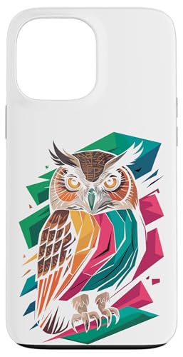 Abstract Art Eule Eulen Hülle für iPhone 13 Pro Max Abstract Art Eule Eulen Hülle für iPhone 13 Pro Max von Owls Lover Gifts