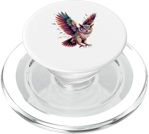Abstract Art Eule Eulen PopSockets PopGrip für MagSafe Abstract Art Eule Eulen PopSockets PopGrip für MagSafe von Owls Lover Gifts