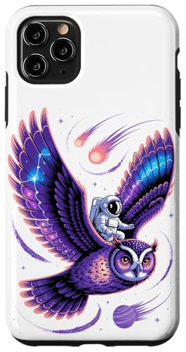 Astronaut Reitet Galaxie-Eule Mit Kometen Und Sternenflügeln Hülle für iPhone 11 Pro Max Astronaut Reitet Galaxie-Eule Mit Kometen Und Sternenflügeln Hülle für iPhone 11 Pro Max von Owls Lover Gifts