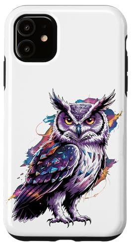 Cosmic Abstract Art Eule Eulen Hülle für iPhone 11 Cosmic Abstract Art Eule Eulen Hülle für iPhone 11 von Owls Lover Gifts